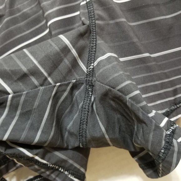 Athleta shorts XS Ready Set Go Running striped gym workout running athletic - Picture 6 of 12